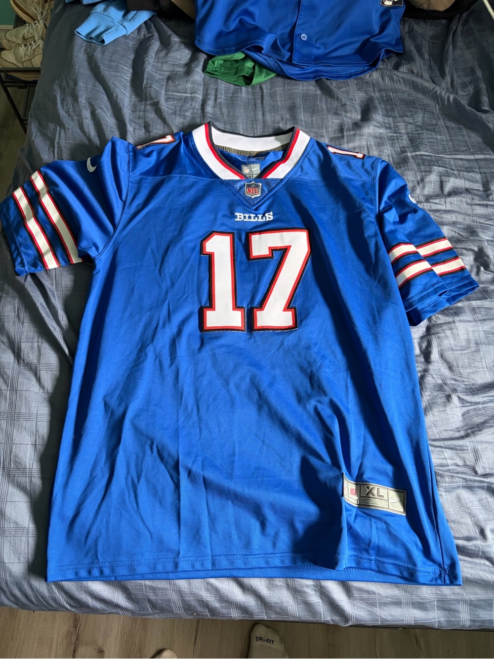 Josh Allen Buffalo Bills #17 Blue Football Jersey